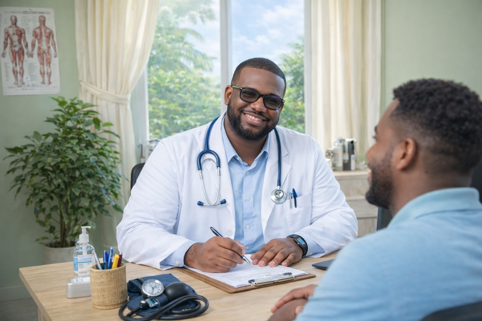 Doctor-supervised weight loss consultation in a clinical setting